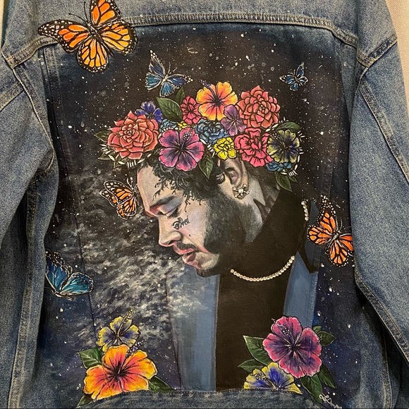 wild fable Jackets & Blazers - One of a kind Post Malone Denim Jacket.